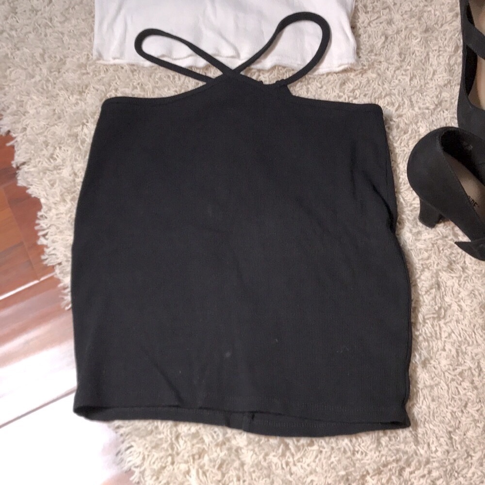 LA Hearts Black Cut-Out Mini Skirt - Picture 2 of 8